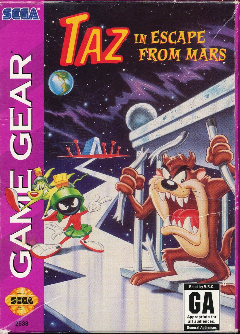 J2Games.com | Taz in Escape from Mars (Sega Game Gear) (Pre-Played - Game Only).