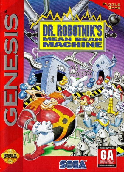 J2Games.com | Dr Robotnik's Mean Bean Machine (Sega Genesis) (Pre-Played - Game Only).