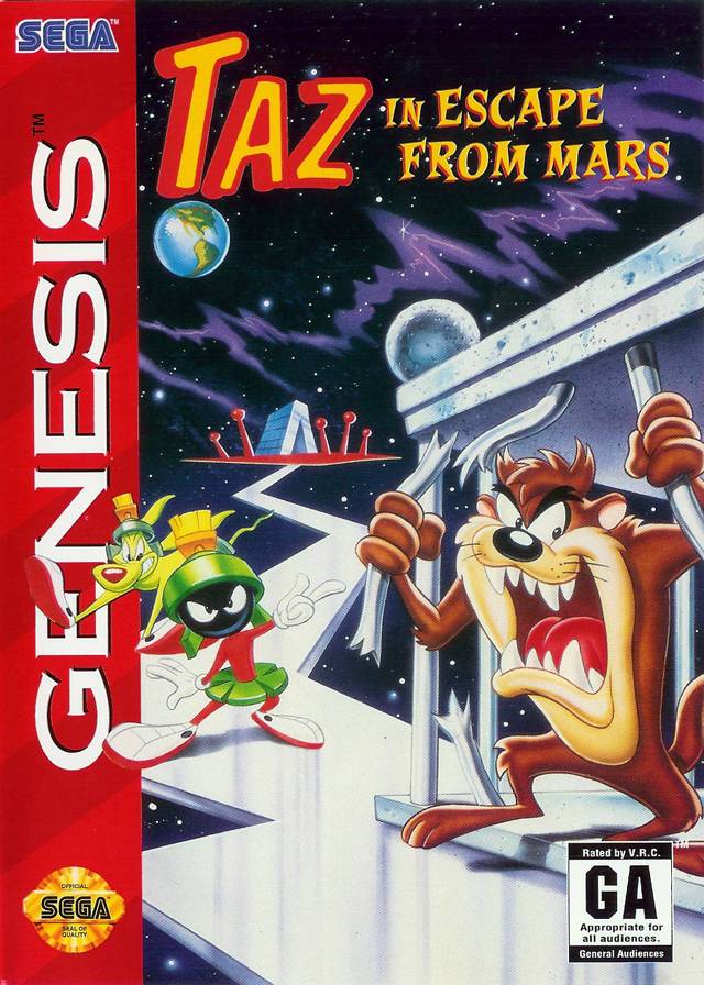 J2Games.com | Taz in Escape from Mars (Sega Genesis) (Pre-Played - Game Only).