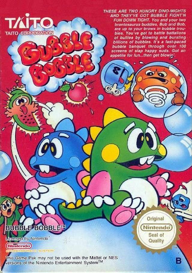 J2Games.com | Bubble Bobble (Nintendo NES) (Pre-Played - Game Only).