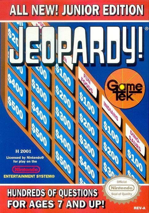 J2Games.com | Jeopardy Junior Edition (Nintendo NES) (Pre-Played - Game Only).