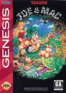 J2Games.com | Joe and Mac (Sega Genesis) (Pre-Played - Game Only).