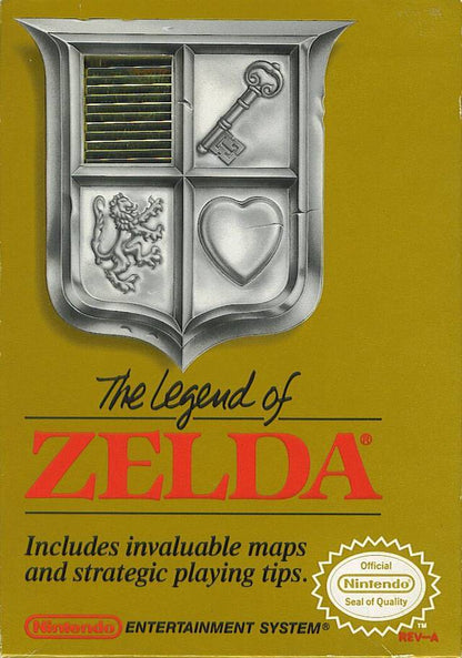 The Legend of Zelda (Gold Cart) (Nintendo NES)