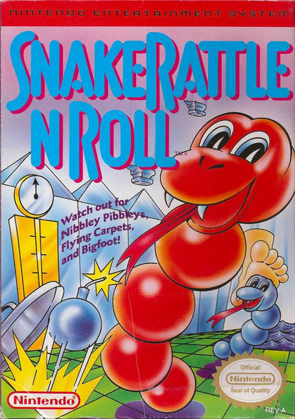 J2Games.com | Snake Rattle n Roll (Nintendo NES) (Pre-Played - Game Only).