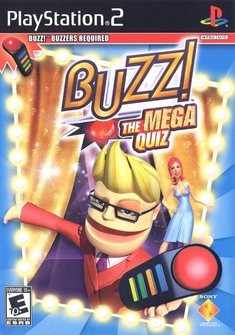 J2Games.com | Buzz The Mega Quiz (Playstation 2) (Pre-Played - CIB - Good).