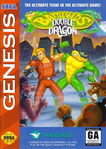 J2Games.com | Battletoads and Double Dragon (Sega Genesis) (Pre-Played - Game Only).