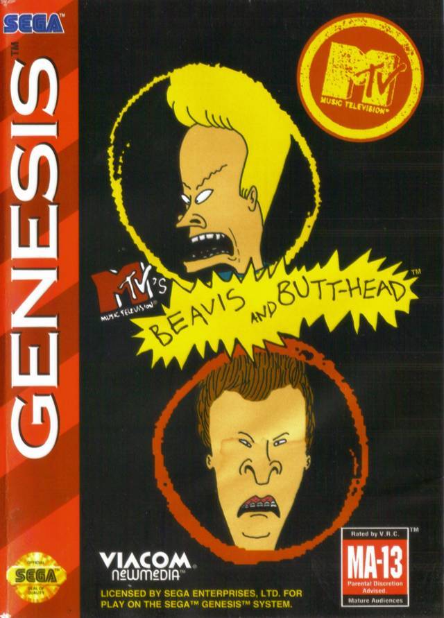 J2Games.com | Beavis and Butt-Head (Sega Genesis) (Pre-Played - Game Only).