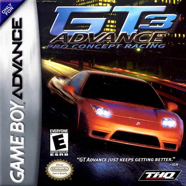 GT Advance 3: Carreras conceptuales profesionales (Gameboy Advance)