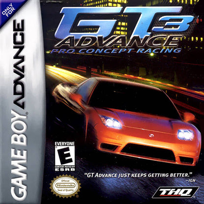 GT Advance 3: Carreras conceptuales profesionales (Gameboy Advance)
