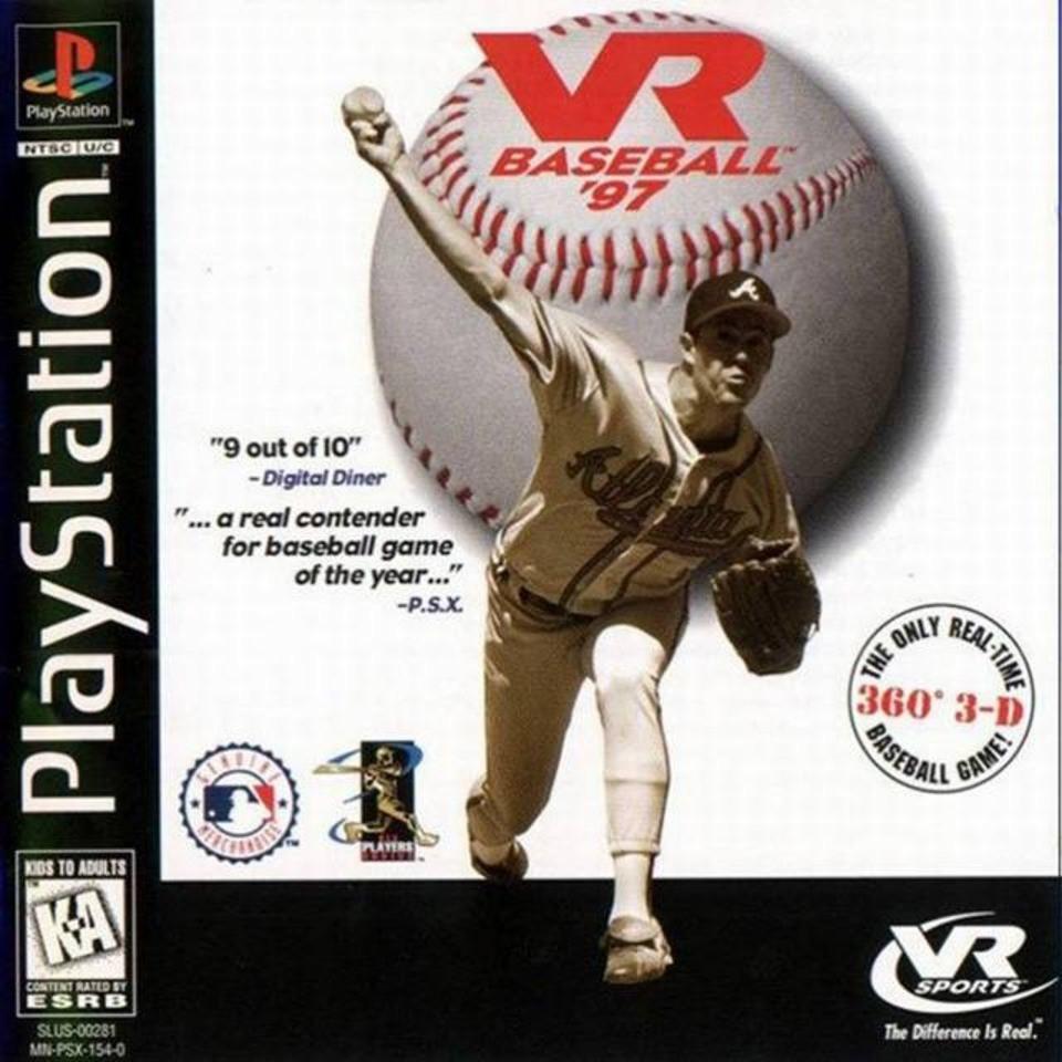 J2Games.com | VR Baseball '97 (Playstation) (Complete - Very Good).