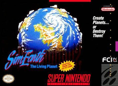 J2Games.com | SimEarth the Living Planet (Super Nintendo) (Pre-Played - Game Only).