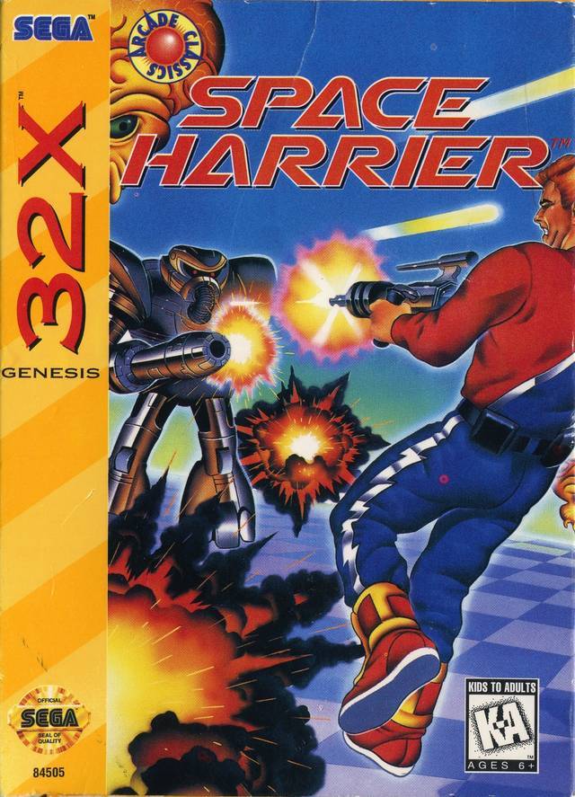 J2Games.com | Space Harrier 32X (Sega Genesis) (Pre-Played - CIB - Good).
