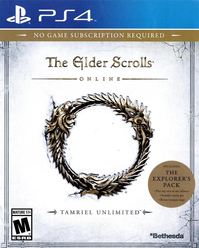 J2Games.com | The Elder Scrolls Online Tamriel Unlimited (Playstation 4) (Pre-Played - CIB - Good).