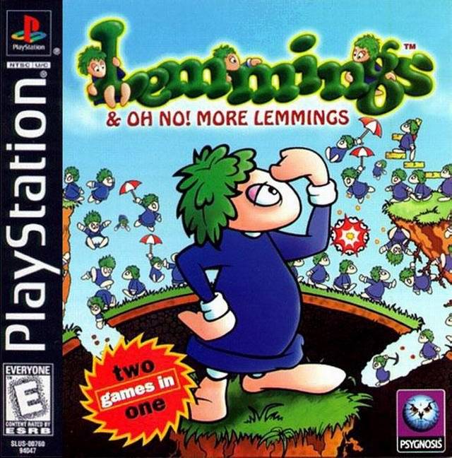 Lemmings & Oh No! More Lemmings (Playstation)