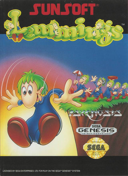 J2Games.com | Lemmings (Sega Genesis) (Pre-Played - Game Only).