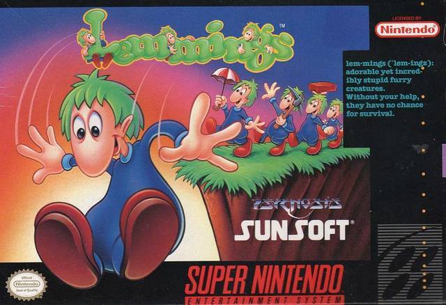 J2Games.com | Lemmings (Super Nintendo) (Pre-Played - Game Only).
