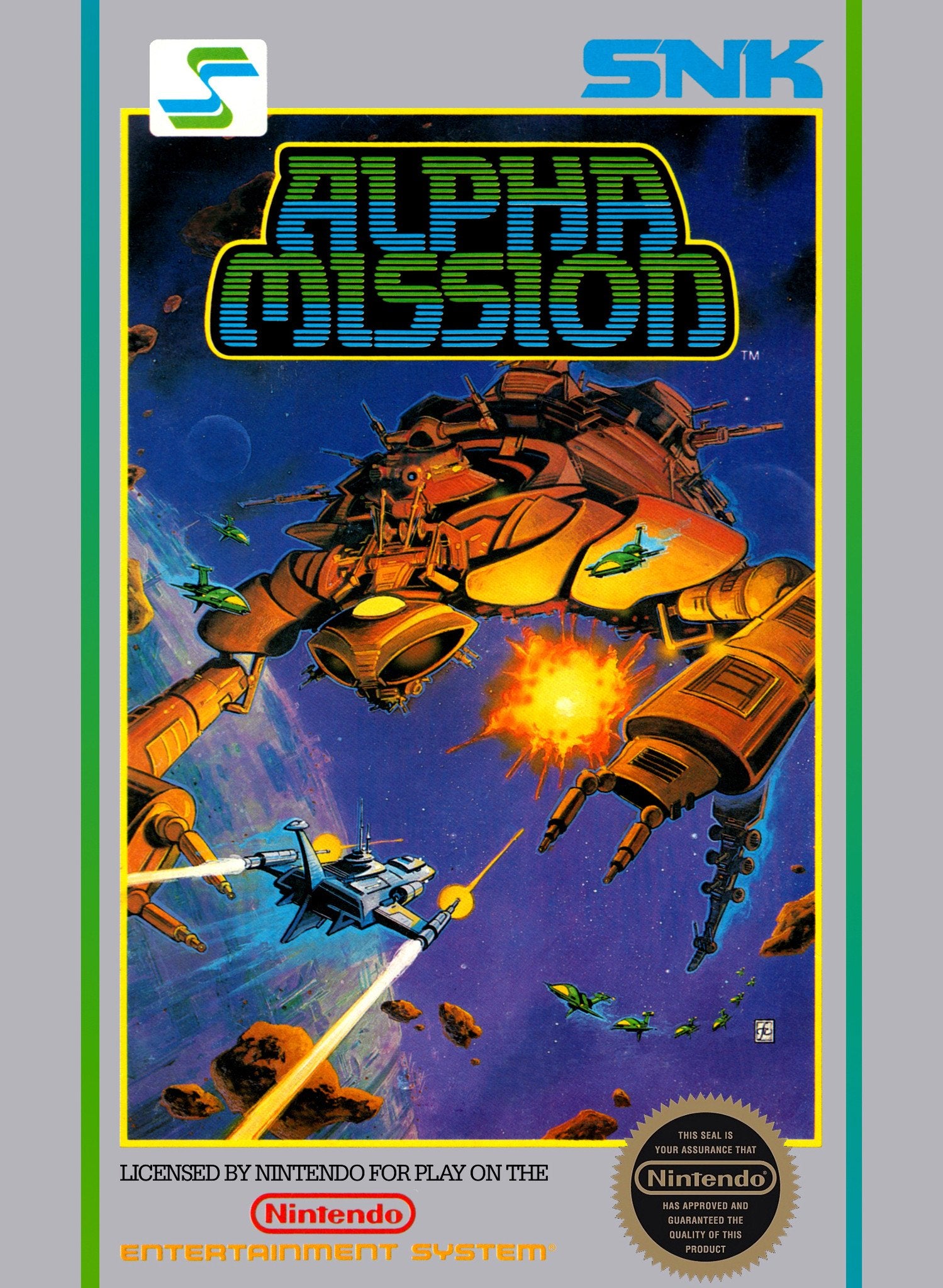 J2Games.com | Alpha Mission (Nintendo NES) (Pre-Played - Game Only).
