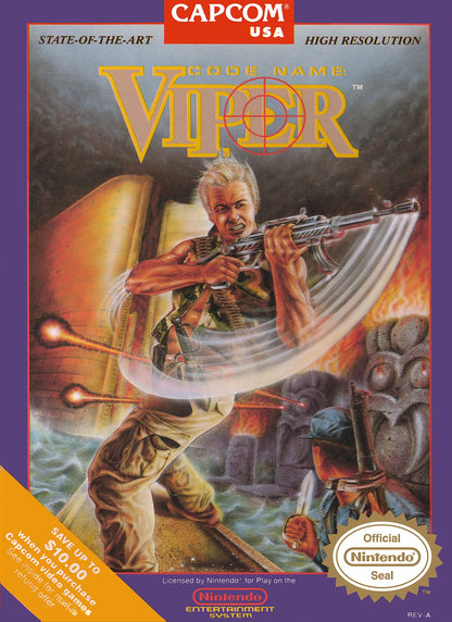 J2Games.com | Code Name Viper (Nintendo NES) (Pre-Played - Game Only).