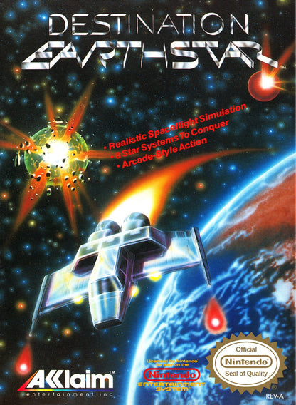 J2Games.com | Destination Earthstar (Nintendo NES) (Pre-Played - Game Only).