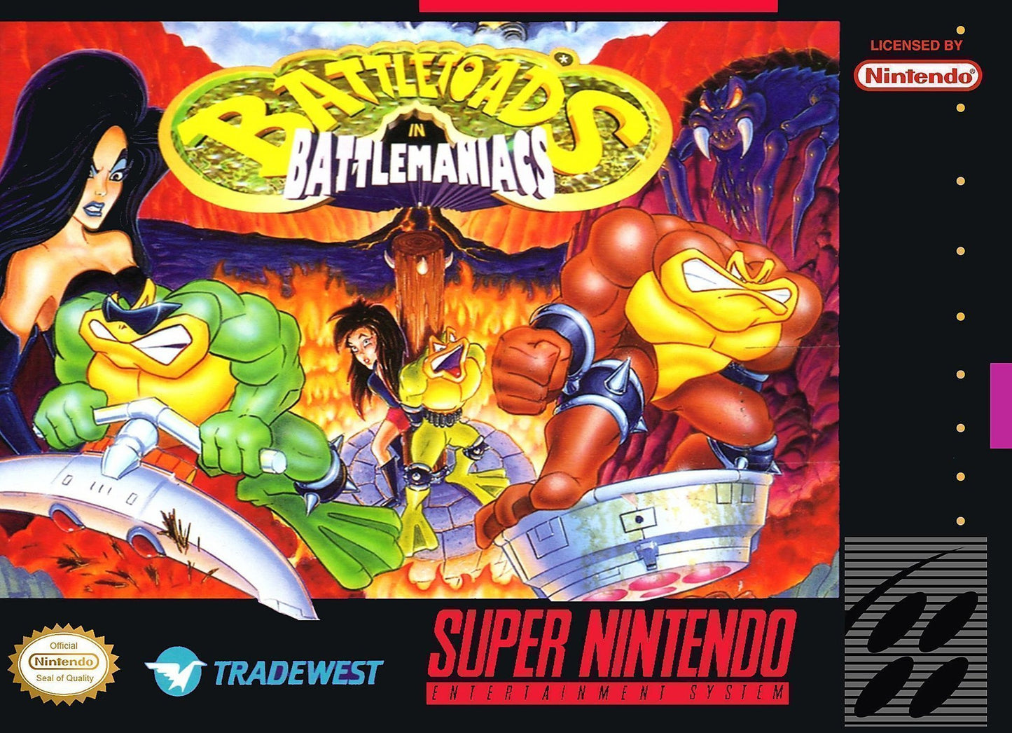 J2Games.com | Battletoads In Battlemaniacs (Super Nintendo) (Pre-Played - Game Only).