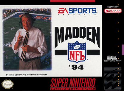 J2Games.com | Madden NFL '94 (Super Nintendo) (Pre-Played - Game Only).