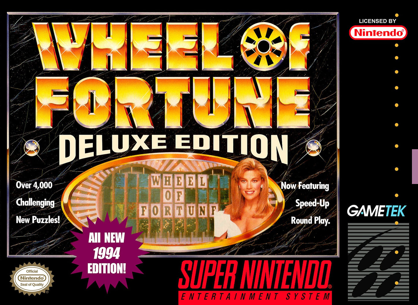 J2Games.com | Wheel of Fortune Deluxe Edition (Super Nintendo) (Pre-Played - Game Only).
