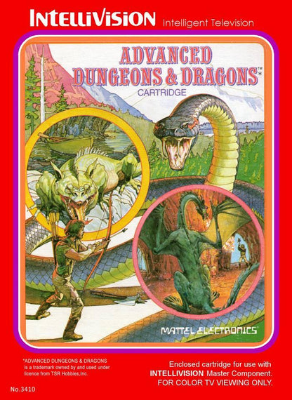 J2Games.com | Advanced Dungeons & Dragons (Intellivision) (Pre-Played - Game Only).