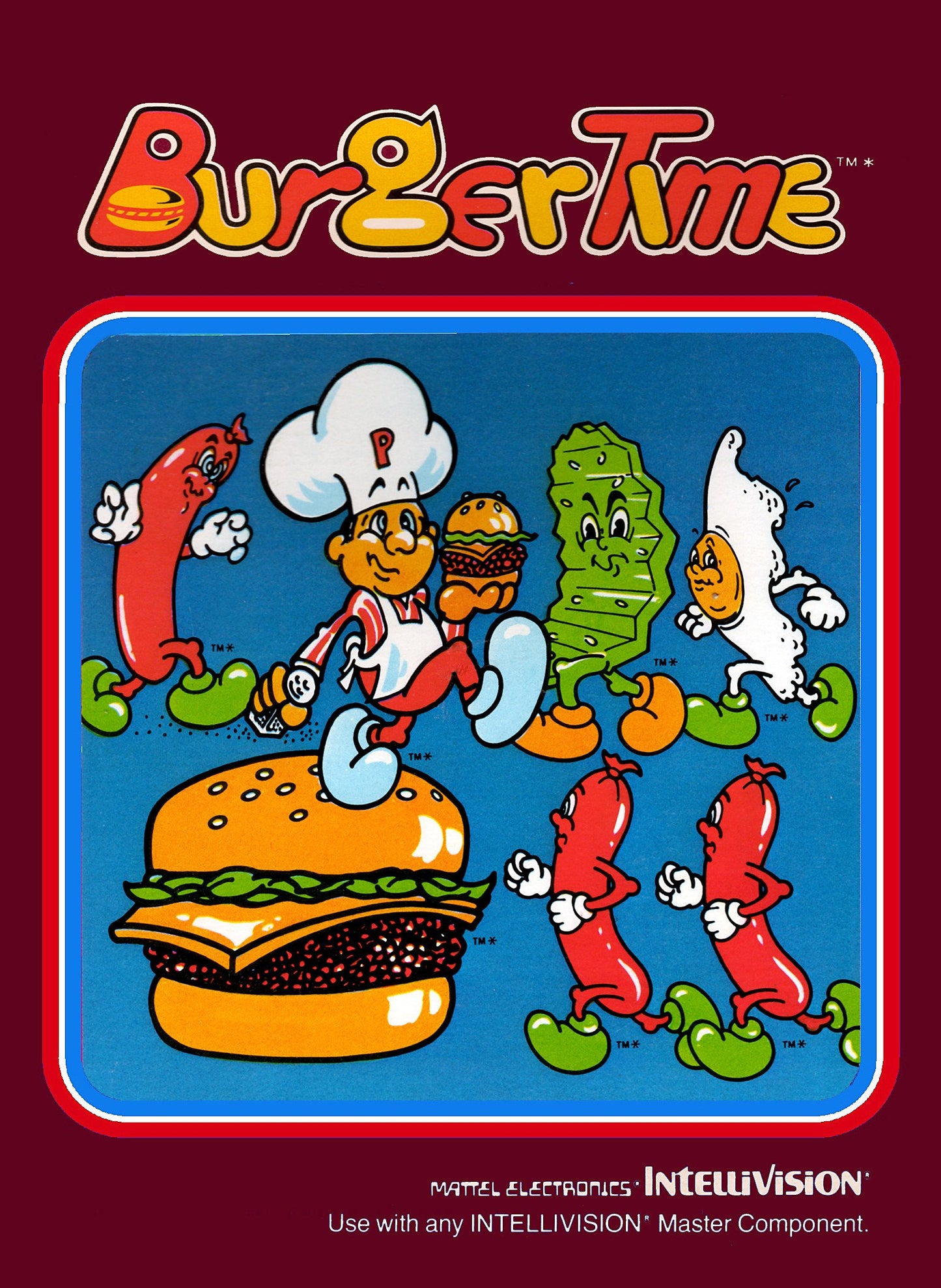 J2Games.com | Burgertime (Intellivision) (Pre-Played - Game Only).