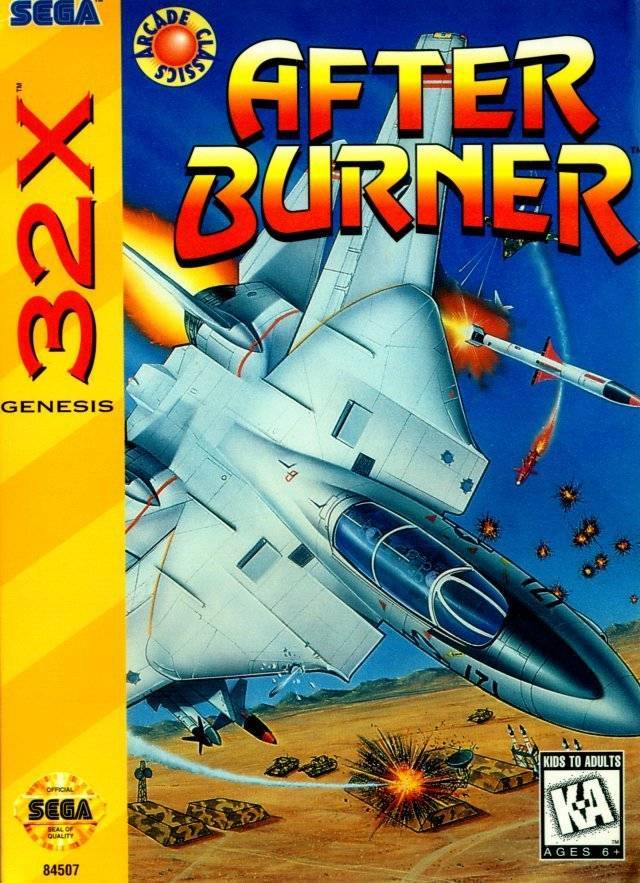 J2Games.com | After Burner 32X (Sega Genesis) (Pre-Played - CIB - Good).