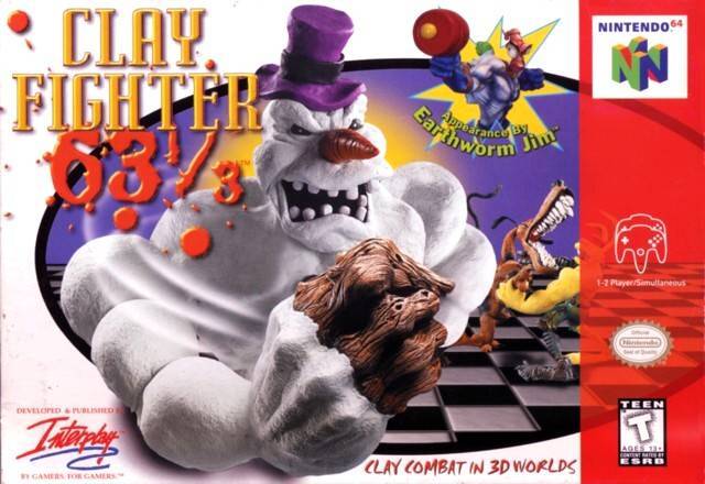 J2Games.com | Clay Fighter 63 1/3 (Nintendo 64) (Complete - Good).