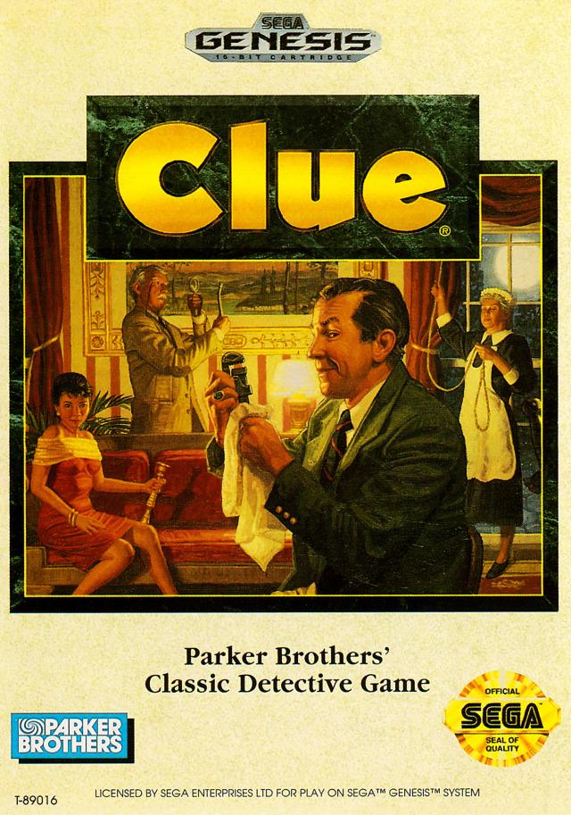 J2Games.com | Clue (Sega Genesis) (Pre-Played - Game Only).