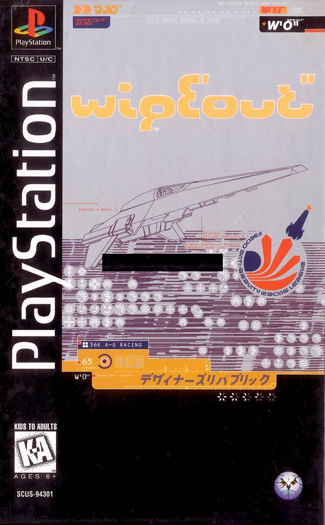 J2Games.com | Wipeout [Long Box] (Playstation) (Pre-Played - CIB - Good).