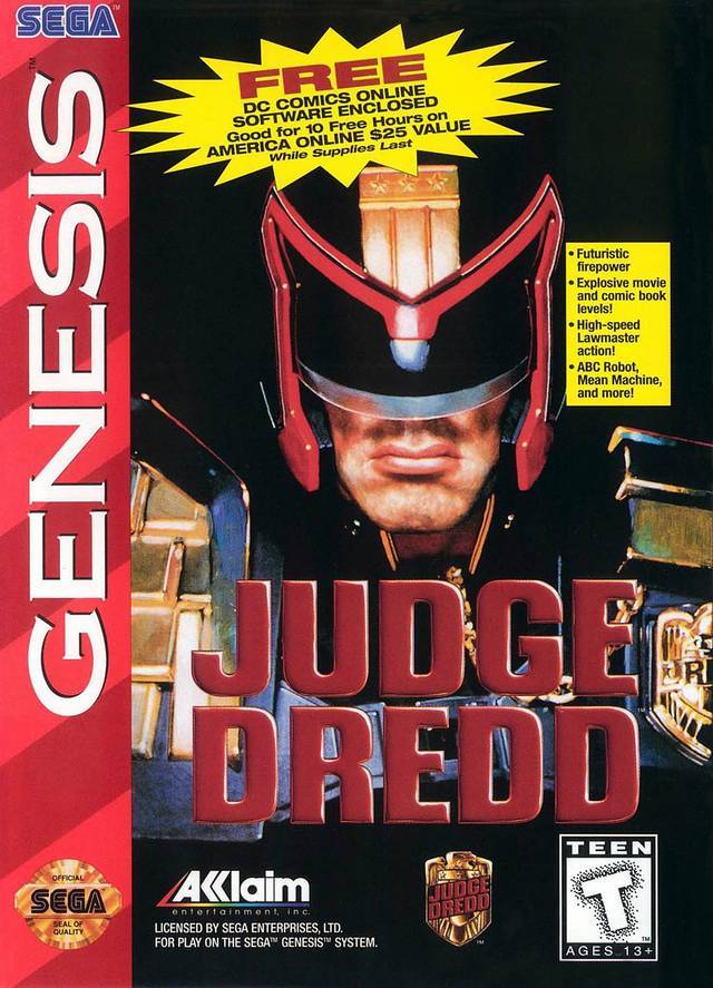 J2Games.com | Judge Dredd (Sega Genesis) (Pre-Played - CIB - Good).