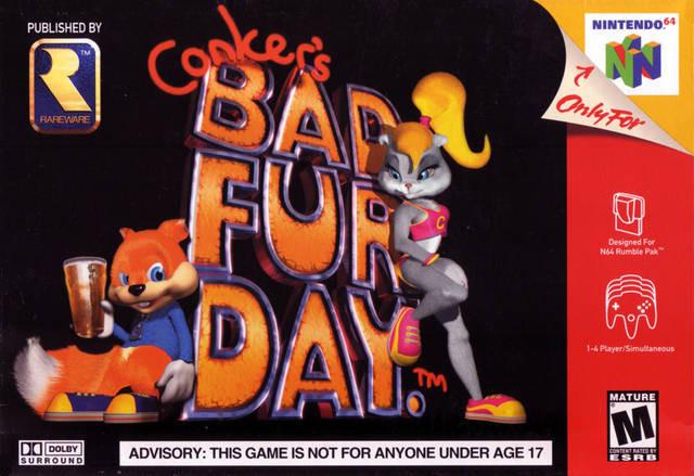 J2Games.com | Conker's Bad Fur Day (Nintendo 64) (Pre-Played).