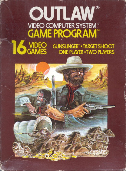 J2Games.com | Outlaw (Atari 2600) (Pre-Played - Game Only).