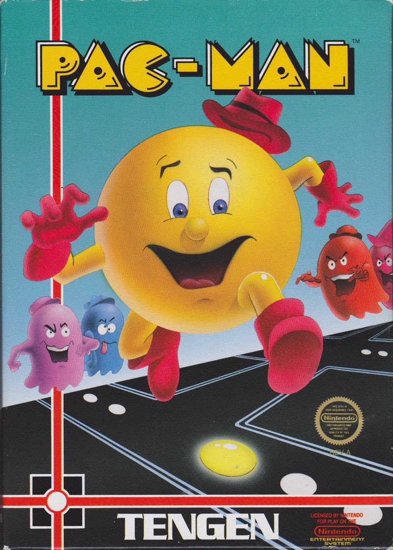 J2Games.com | Pac-Man (Tengen) (Nintendo NES) (Pre-Played - Game Only).