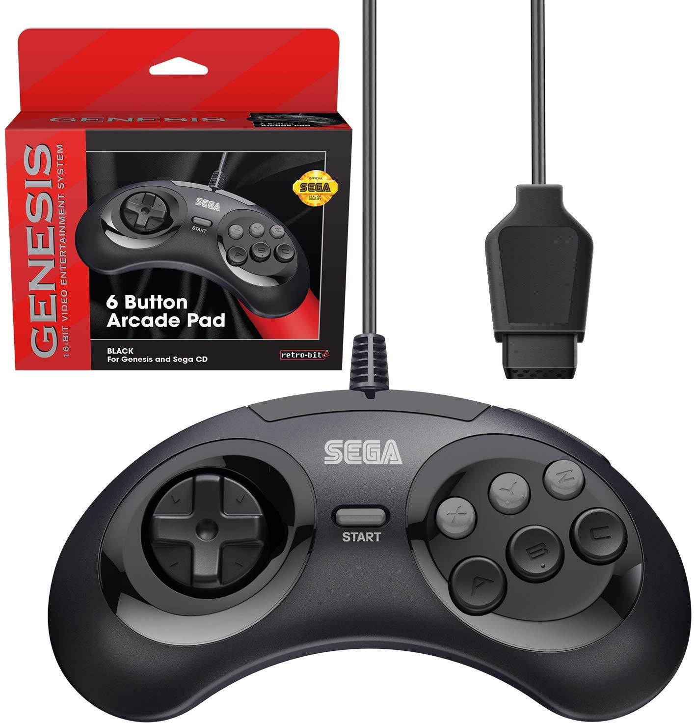 J2Games.com | Genesis 6 Button Controller (Retro-Bit) (Brand New).