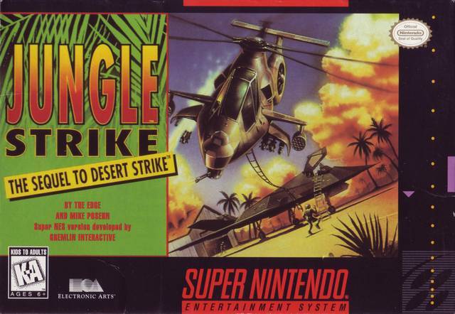 J2Games.com | Jungle Strike (Super Nintendo) (Pre-Played - Game Only).