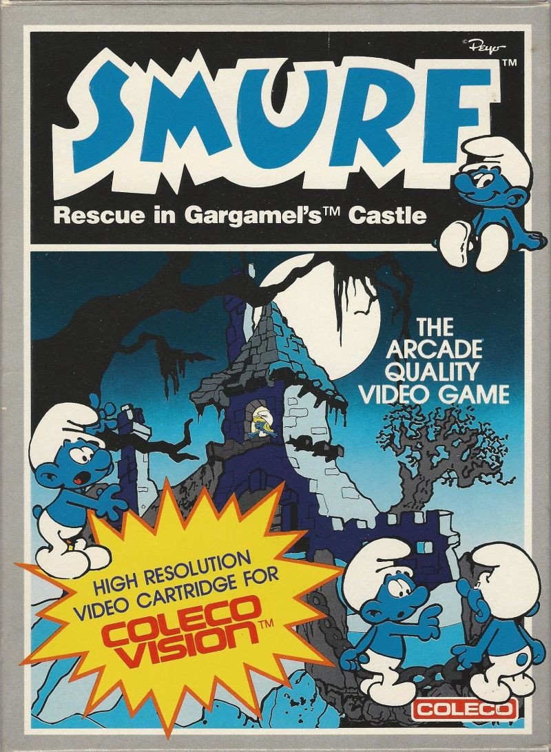 J2Games.com | Smurf: Rescue in Gargamel's Castle (Colecovision) (Pre-Played - Game Only).