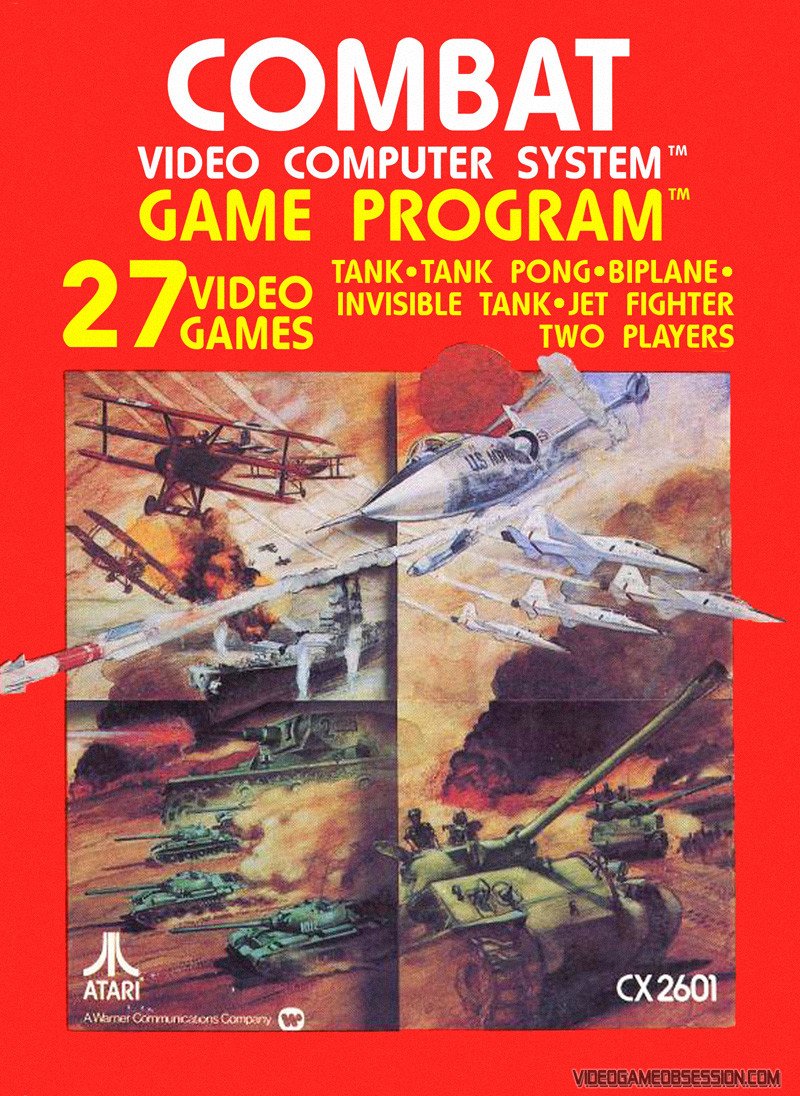J2Games.com | Combat (Atari 2600) (Pre-Played - Game Only).