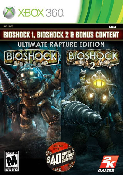 J2Games.com | Bioshock 1+2 Ultimate Rapture Edition (Xbox 360) (Pre-Played - CIB - Good).