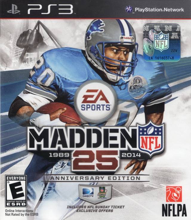 Madden NFL 25 Anniversary Edition (Playstation 3) – J2Games