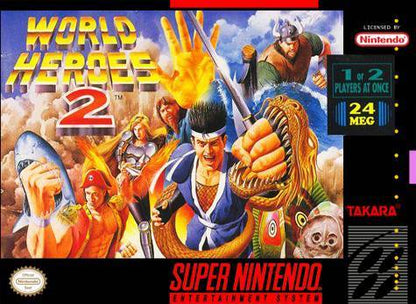 J2Games.com | World Heroes 2 (Super Nintendo) (Pre-Played - Game Only).