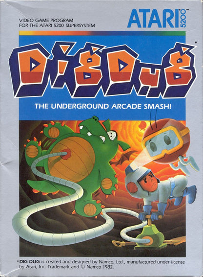 J2Games.com | Dig Dug (Atari 5200) (Pre-Played - Game Only).
