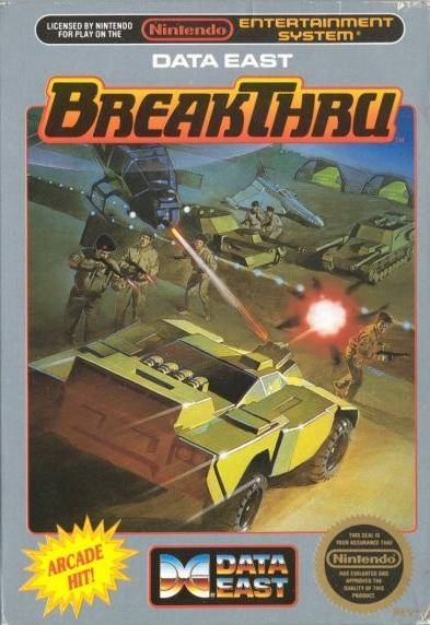 J2Games.com | BreakThru (Nintendo NES) (Pre-Played - Game Only).