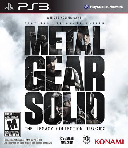 J2Games.com | Metal Gear Solid Legacy Collection (Playstation 3) (Pre-Played - CIB - Good).