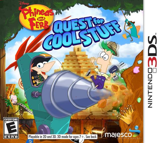 J2Games.com | Phineas and Ferb Quest for Cool Stuff (Nintendo 3DS) (Pre-Played - Game Only).