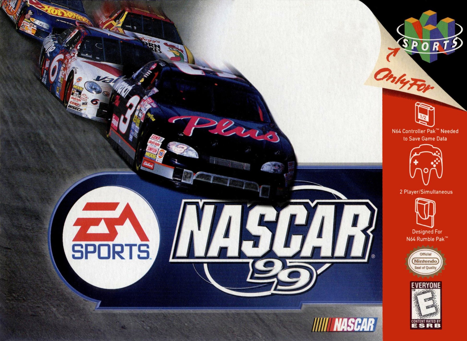 J2Games.com | NASCAR 99 (Nintendo 64) (Pre-Played - Game Only).