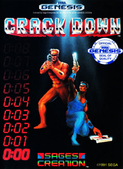 Crack Down (Sega Genesis)