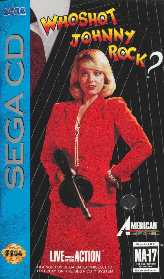 J2Games.com | Who Shot Johnny Rock (Sega CD) (Pre-Played - CIB - Good).